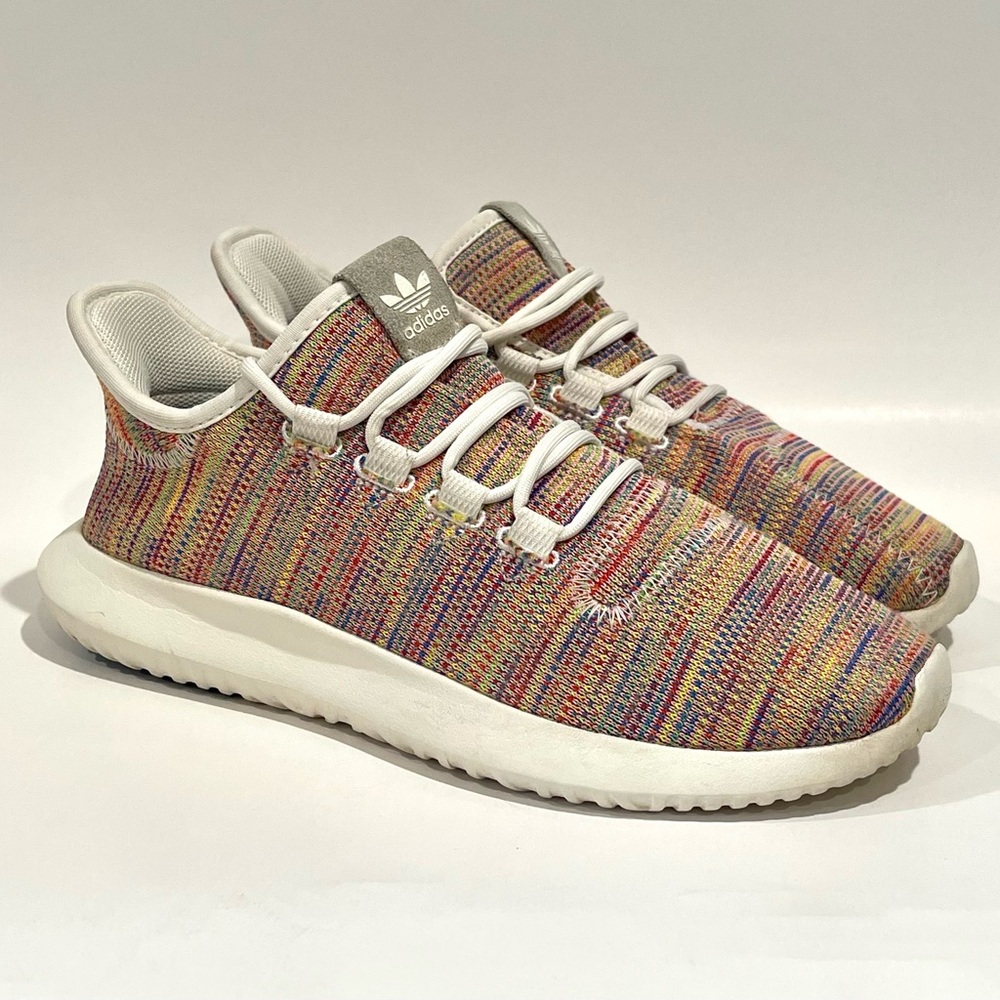 Adidas Women’s Tubular Shadow J Shoes Multi-Color Ortholite -Size 7